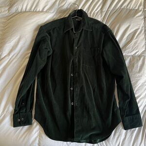 Banana Republic Forest Green Corduroy Shirt